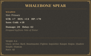 Whalebone Spear