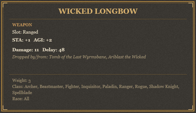 Wicked Longbow
