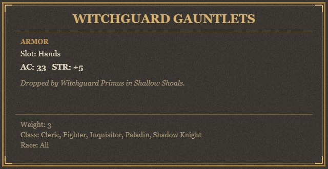 Witchguard Gauntlets