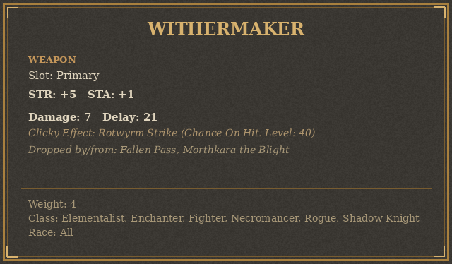 Withermaker