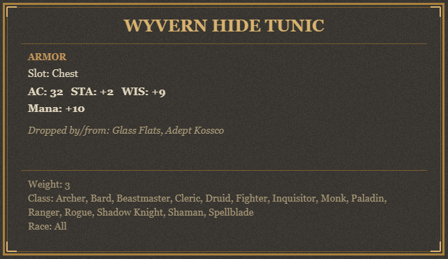 Wyvern Hide Tunic