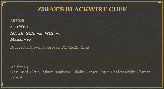 Zirat’s Blackwire Cuff