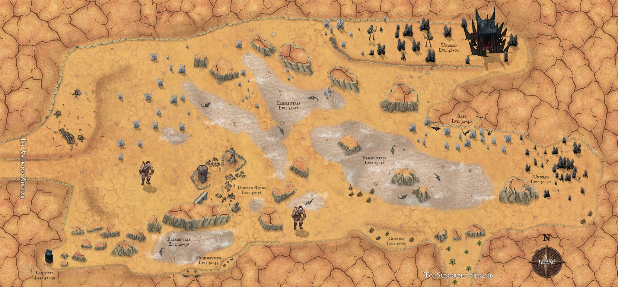 Glass Flats map