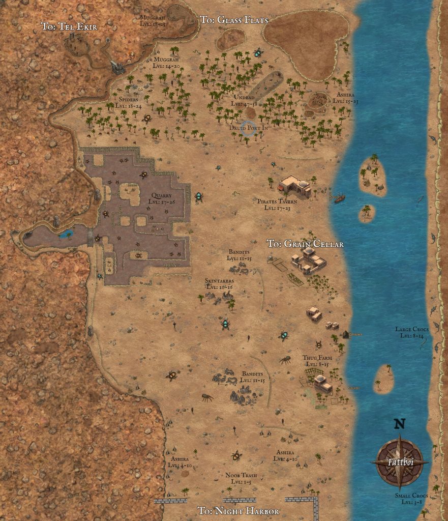 Sungreet Strand map