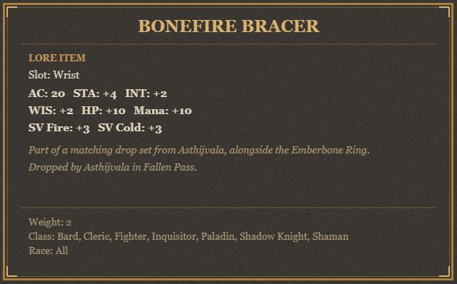 Bonefire Bracer