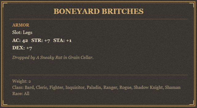 Boneyard Britches