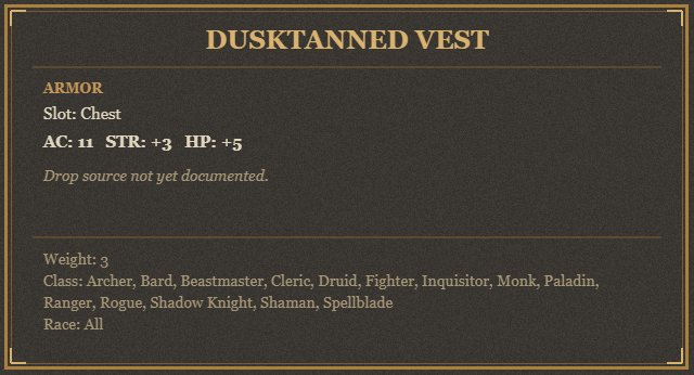 Dusktanned Vest