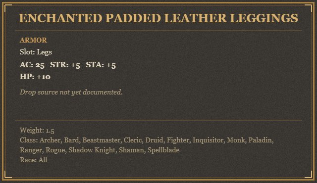 Enchanted Padded Leather Leggings