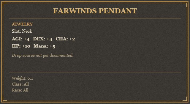 Farwinds Pendant