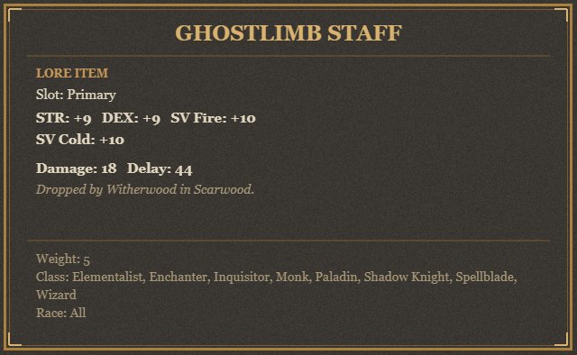 Ghostlimb Staff