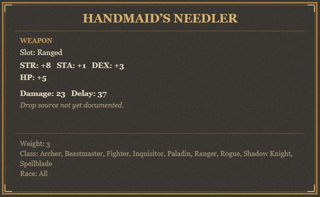 Handmaid’s Needler
