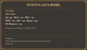 Pustulax’s Robe