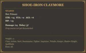 Shoe-Iron Claymore