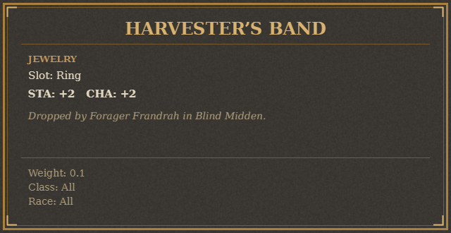Harvester’s Band