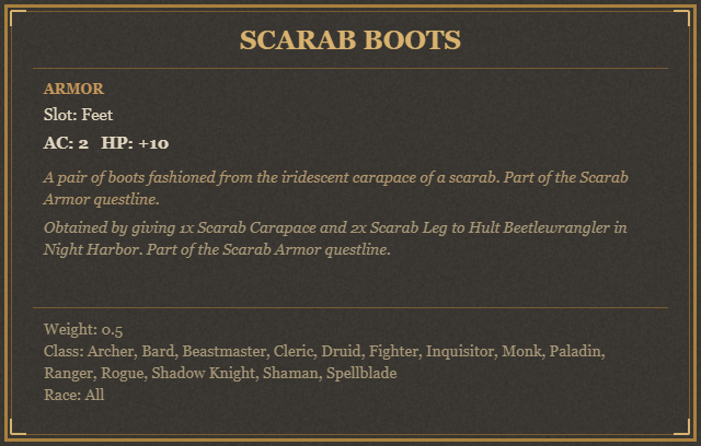 Scarab Boots