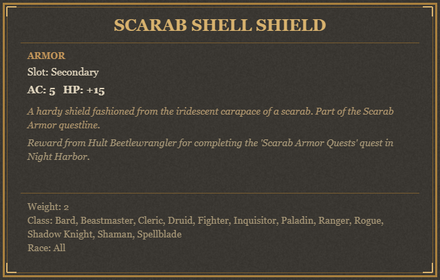 Scarab Shell Shield