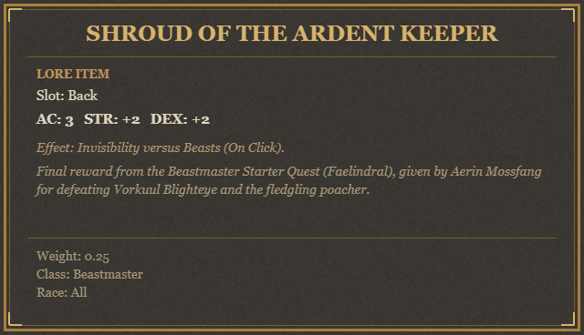 Shroud of the Ardent Keeper