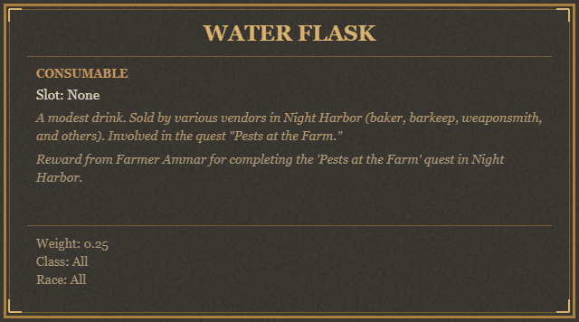 Water Flask