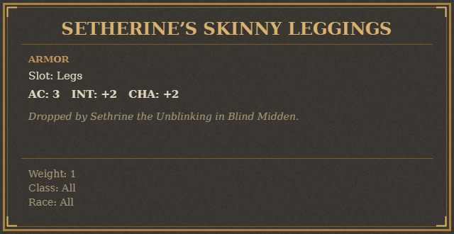 Setherine’s Skinny Leggings