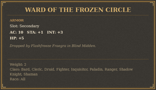 Ward of the Frozen Circle